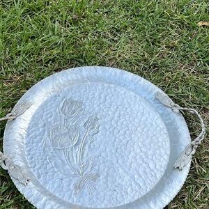 Embossed Metal Serving Tray